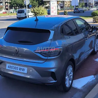 Grey Renault Clio 5, rear view